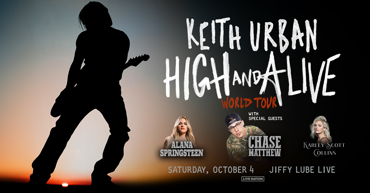 Keith Urban- Jiffy Lube Live-Saturday, October 4