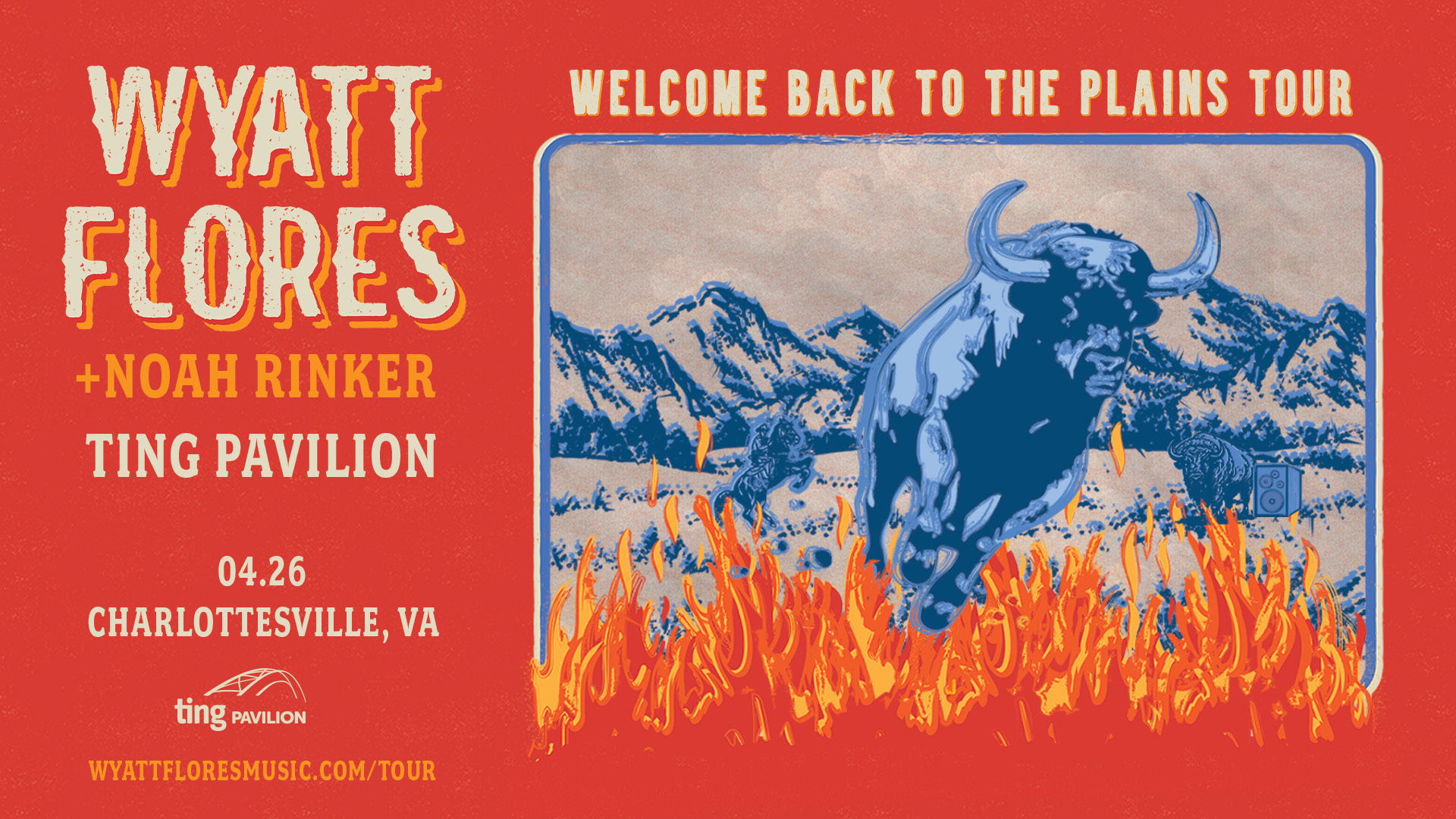 Wyatt Flores – with Noah Rinker at the Ting Pavilion on Sat, Apr 26, 2025