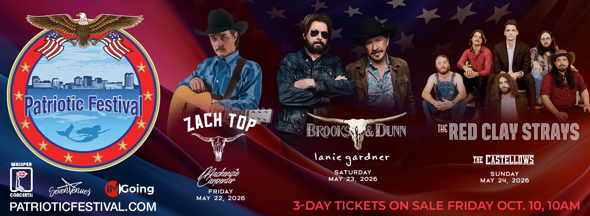Patriotic Festival Country Weekend- May 22,23,24 2026