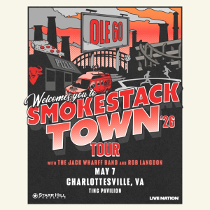 Ole 60 – Smokestack Town Tour with The Jack Wharff Band and Rob Langdon | The Smokestack Town ’26 TOUR | Ting Pavilion | May 7th, 2026