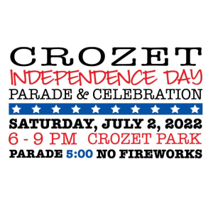 Crozet Independence Day Parade and Celebration: July 2 @5:oo pm