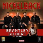 Nickelback: Get Rollin’ Tour: Sat • Aug 26 • 6:30 PM: Jiffy Lube Live, Bristow, VA