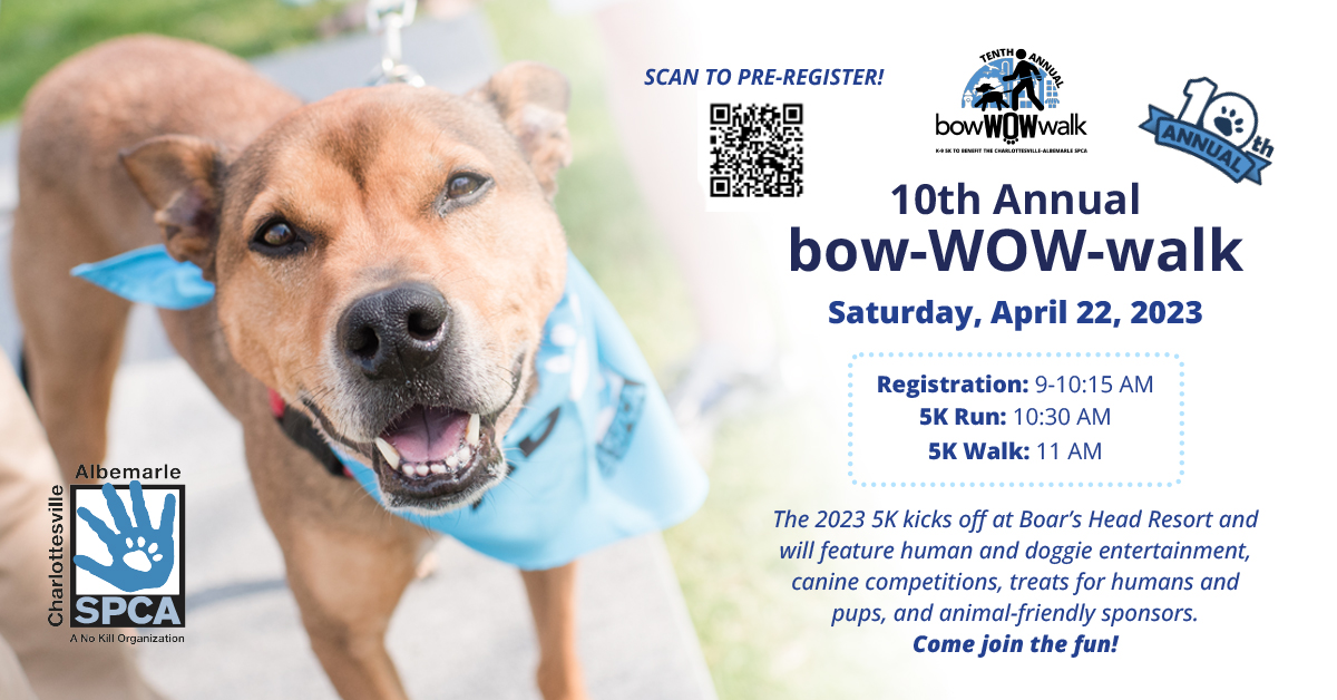 10th Annual bow-WOW-walk: at Boar’s Head Resort