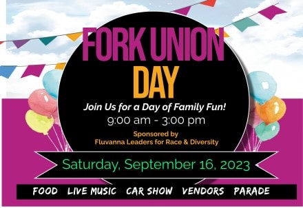 Fork Union Day: September 16th