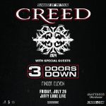 Creed – Summer of ’99 Tour- Jiffy Lube Live – Bristow, VA- FRI • JUL 26, 2024 • 7:00 PM