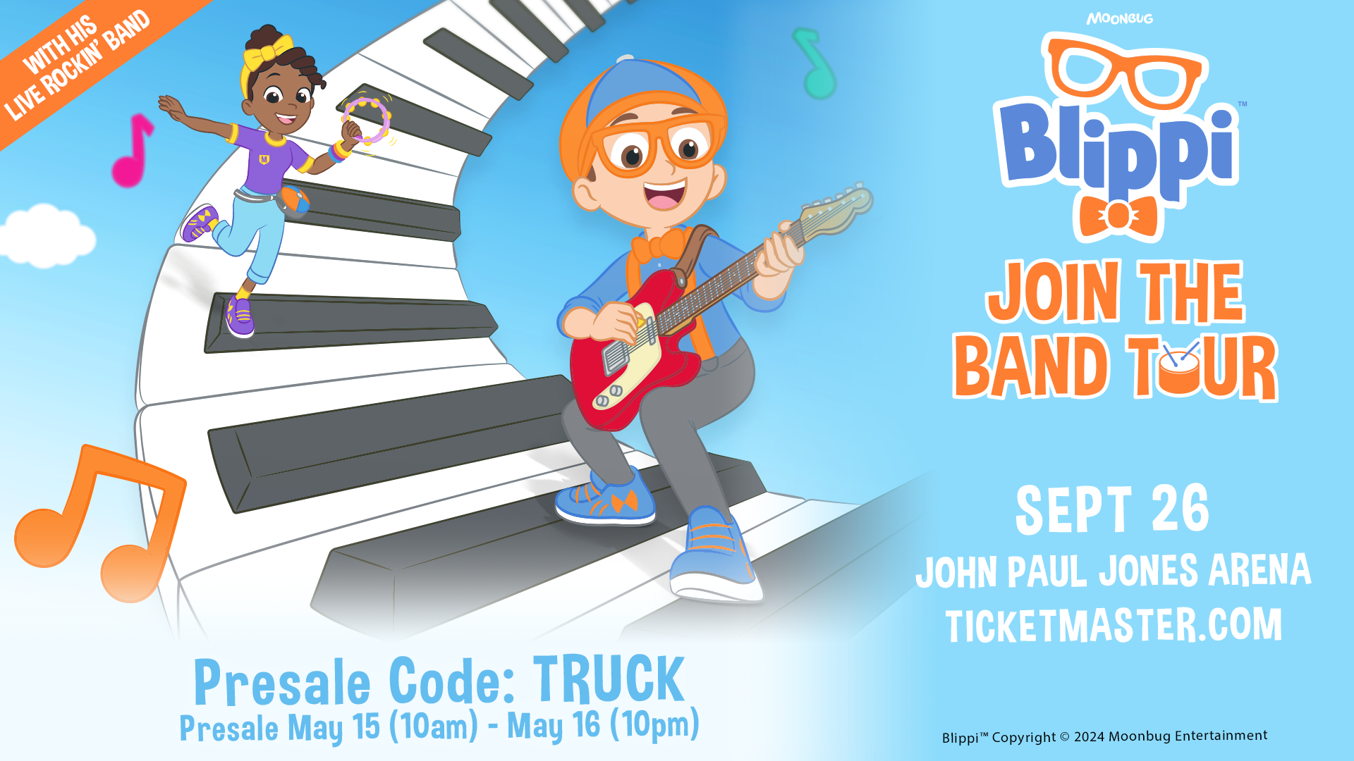 ENTER TO WIN: Blippi Tickets