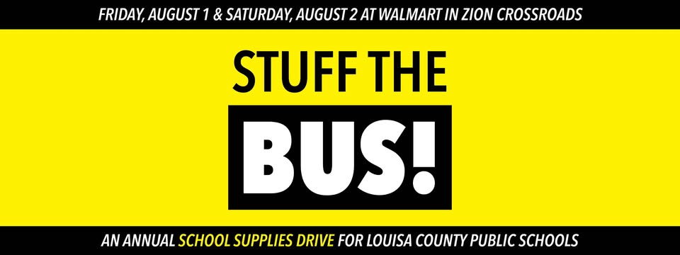 STUFF THE BUS AUGUST 1ST AT 9:00AM – AUGUST 2ND AT 5:00PM EDT
