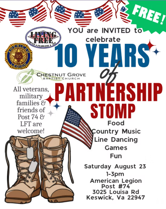 STOMP: Ten Year Celebration! Sat, Aug 23.