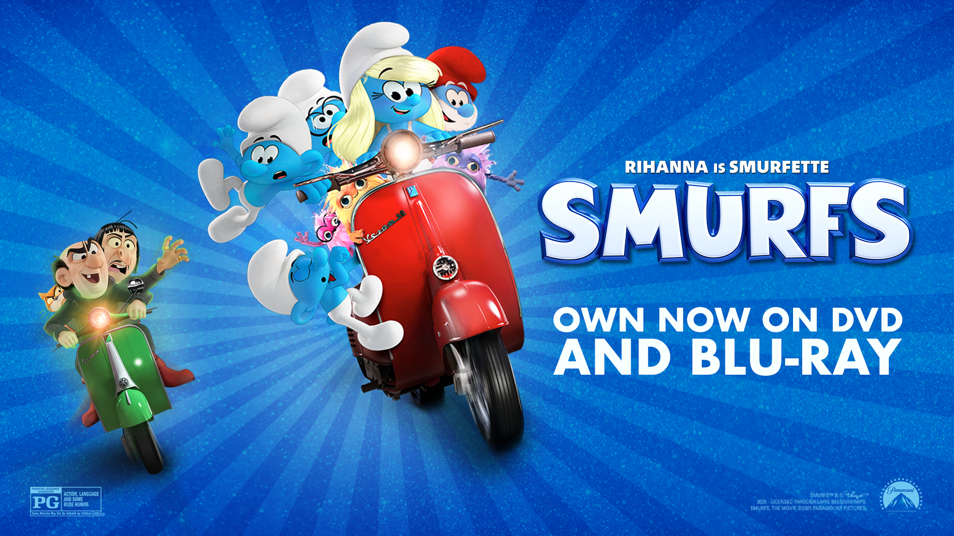 ENTER TO WIN: Smurfs on DVD and 4K now!