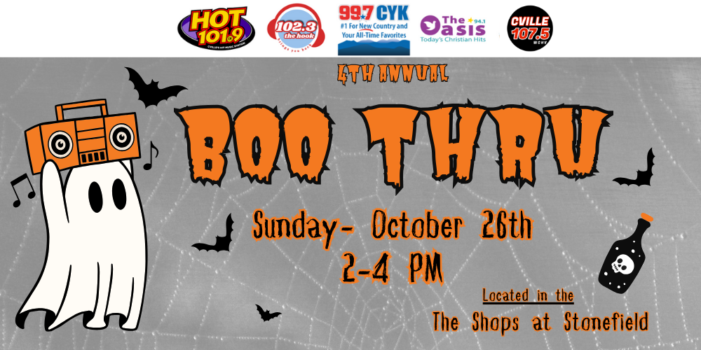 Boo Thru: Sunday October 26th