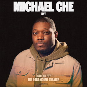 Michael Che Live at The Paramount Theater in Charlottesville on 10/29!