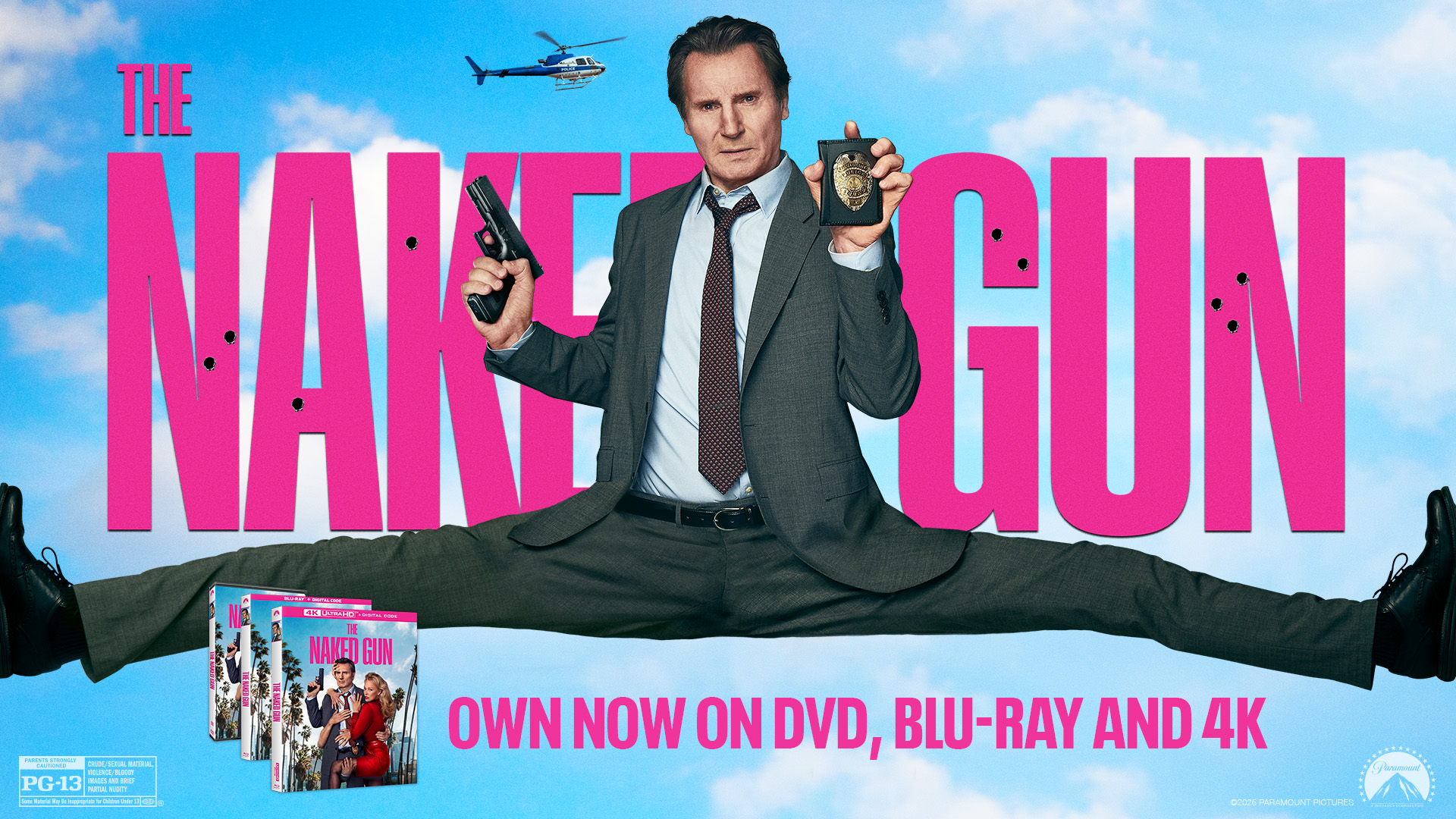 WIN: The Naked Gun on DVD, Blu-ray and 4K now!