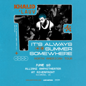 Khalid | It’s Always Summer Somewhere Tour | June 10th, 2026 | Allianz Amphitheater at Riverfront
