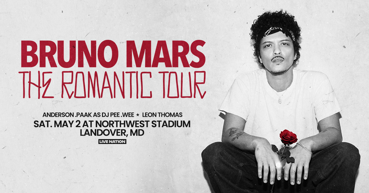 ENTER TO WIN BRUNO MARS TICKETS 5/2/26