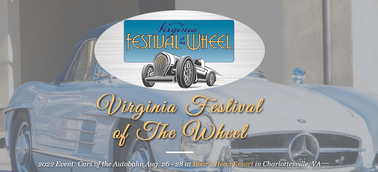 Virginia Festival of The Wheel: Cars of the Autobahn Aug. 26 – 28 at Boar’s Head Resort 