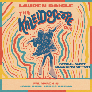Lauren Daigle is bringing The Kaleidoscope Tour to John Paul Jones Arena on March 15