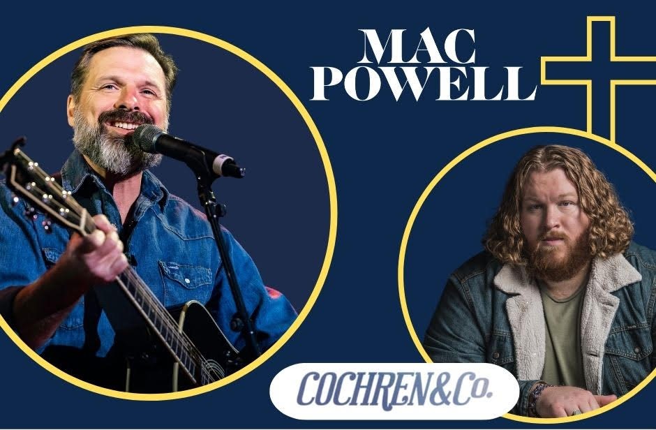 MAC POWELL WITH SPECIAL GUEST COCHREN & CO. Sunday, August 11th at 6:00 p.m. at Rockingham County Fair