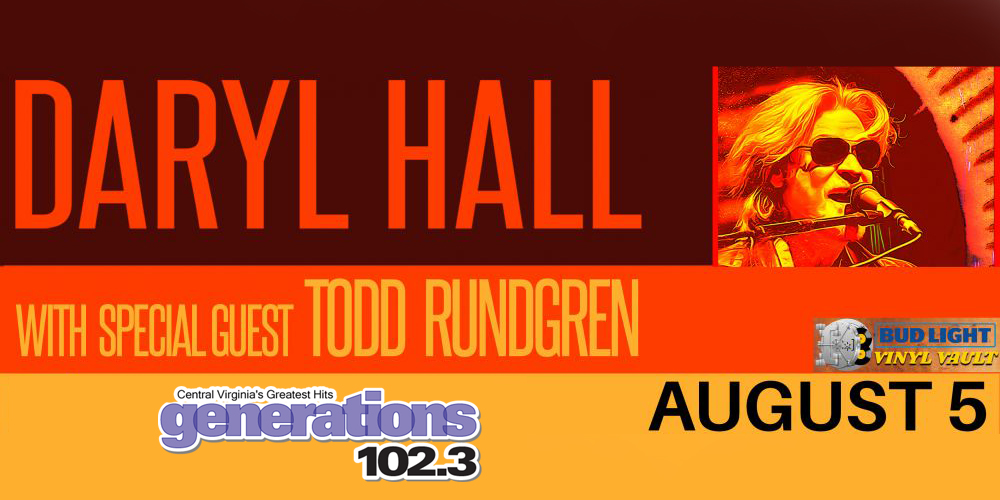 DARYL HALL WITH SPECIAL GUEST TODD RUNDGREN