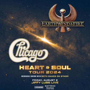 Chicago and Earth, WInd, & Fire: Heart & Soul Tour 2024- Fri • Aug 02 • 7:30 PM at Jiffy Lube Live, Bristow, VA