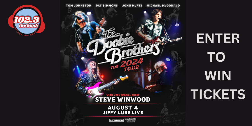 The Doobie Brothers 2024- Sun • Aug 04 • 7:00 PM at Jiffy Lube Live, Bristow, VA.