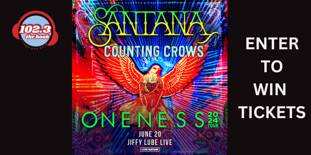 Santana and Counting Crows: Oneness Tour 2024- Thu • Jun 20 • 7:00 PM at Jiffy Lube Live, Bristow, VA