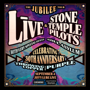 +LIVE+ & Stone Temple Pilots – The Jubilee Tour-Wed • Sep 04 • 7:00 PM at Jiffy Lube Live, Bristow, VA