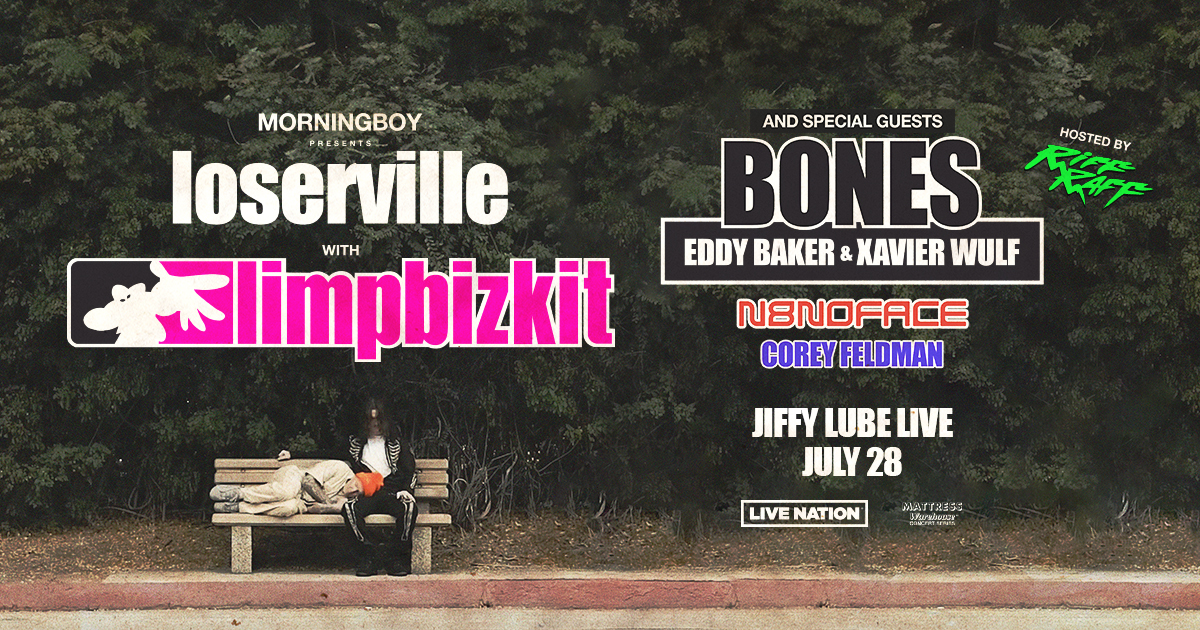 LOSERVILLE 2024: Limp Bizkit, BONES, N8NOFACE, Corey Feldman, Riff Raff- Sunday, July 28th, 2024