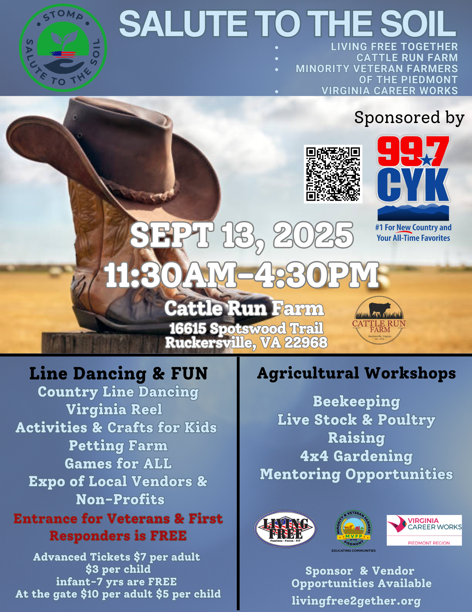 2025 Stomp- Salute to the Soil in Greene County. (SAT) Sep 13, 2025, 11:30 AM – 4:00 PM