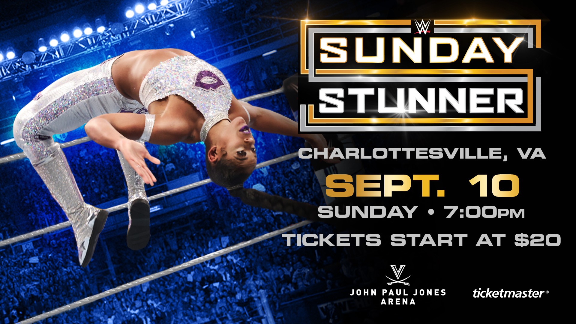 WWE Sunday Stunner: Sept 10  T • 7:00 PM