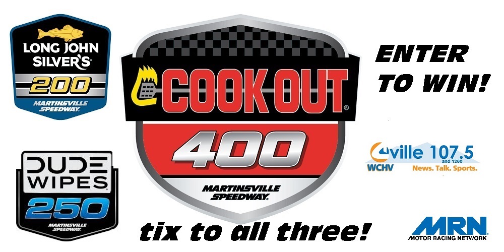 Enter to WIN tix to Martinsville Speedway!