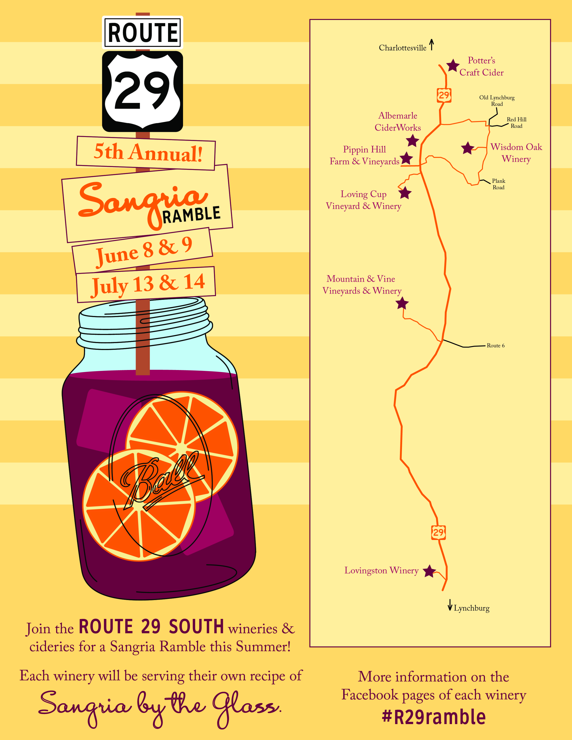 Route 29 Ramble-13th & 14th of July 2024.