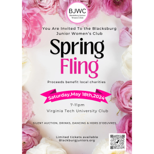 Blacksburg Junior Women’s Club’s Spring Fling