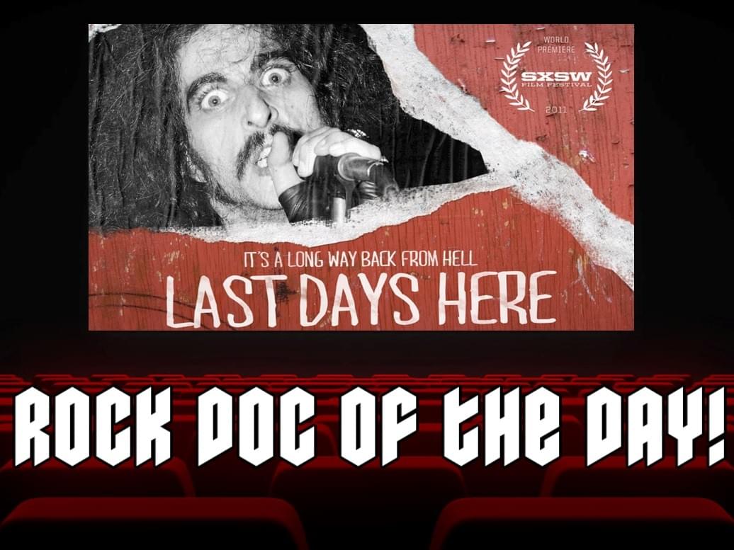 ROCK DOC OF THE DAY-LAST DAYS HERE (Amazon Prime)