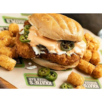 KKatie’s Burger of the Month – Sriracha Chicken Sandwich