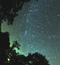 Lluvia de Meteoros Esta Noche