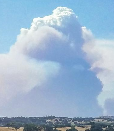 Massive fire, east of Santa Maria, closes Highway 166