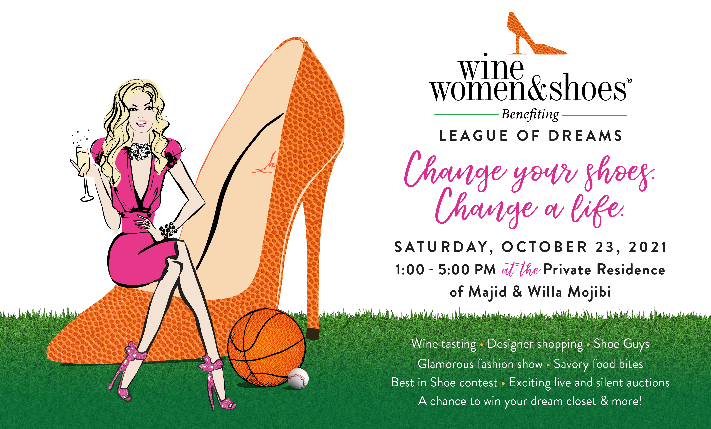 Executive Director of The League Of Dreams Pumps-up Wine, Women, and Shoes Event