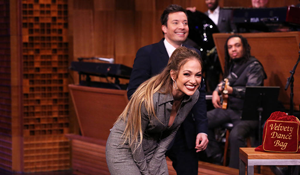 Jennifer Lopez and Jimmy Fallon Bust A Move On TV