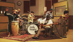 Bruno Mars & Anderson .Paak (Silk Sonic) “Leave The Door Open”