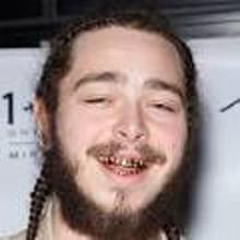 Post Malone posting up with a new look!