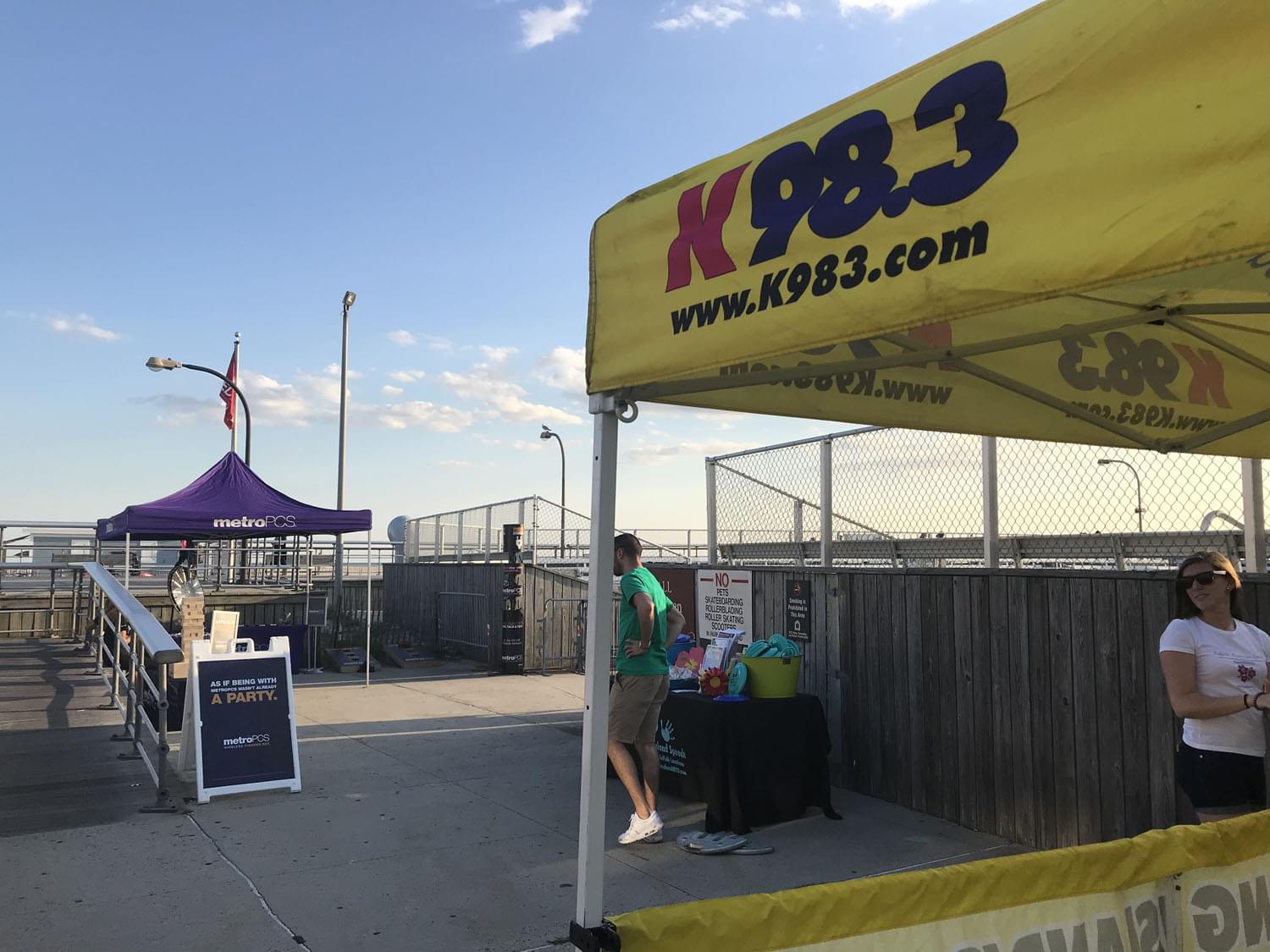 K-98.3 at Family Movie Night at Jones Beach Bandshell