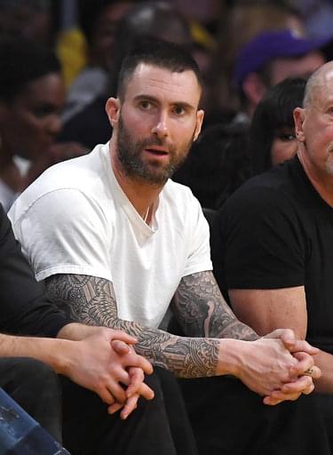 Adam Levine’s 40th Birthday Fun Continues w/ Some BBall! Check out his moves!