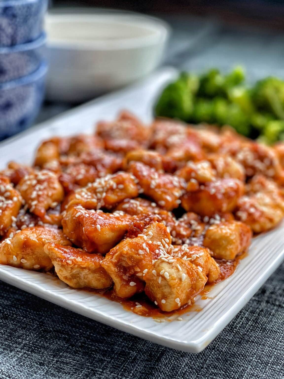 Lightened Up Sesame Chicken