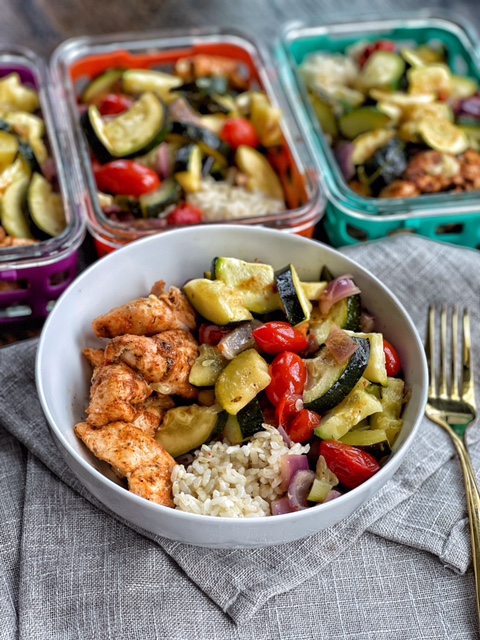 Sheet Pan Italian Chicken & Veggies