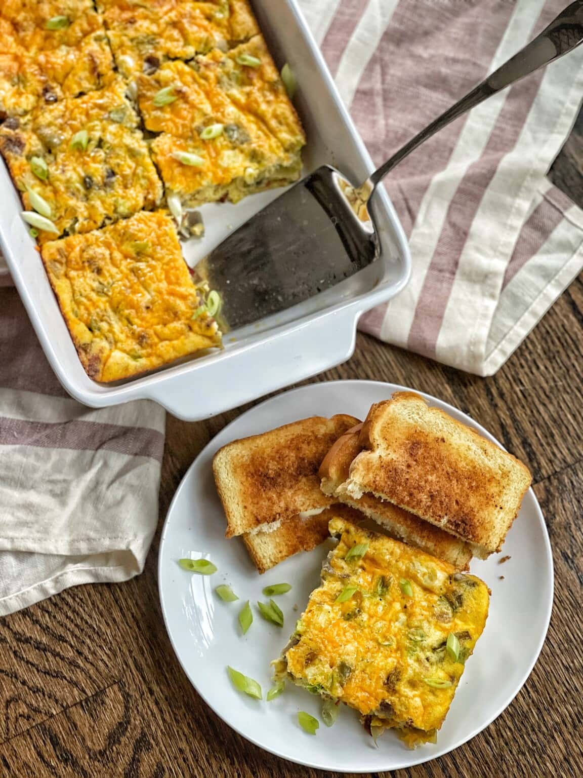 Hearty Western Omelet Egg Bake