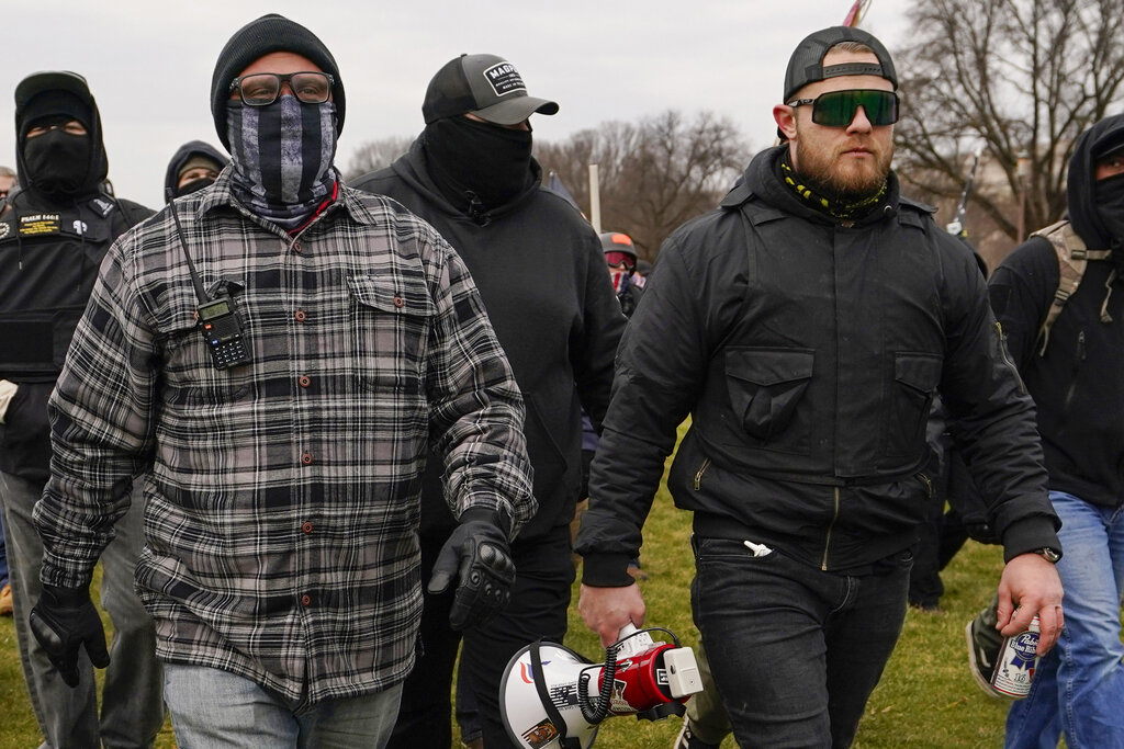 Proud Boys charged with seditious conspiracy in Capitol riot