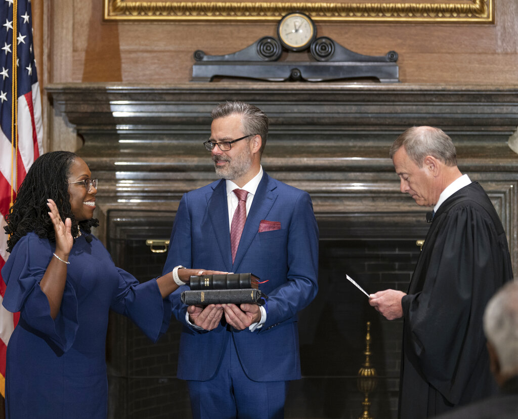 Ketanji Brown Jackson sworn in as Supreme Court Justice