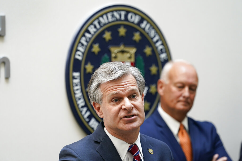 FBI Chief denounces call to violence by Trump supporters