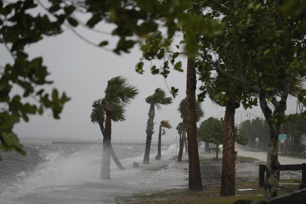 Nicole, rare November hurricane, makes landfall in Florida