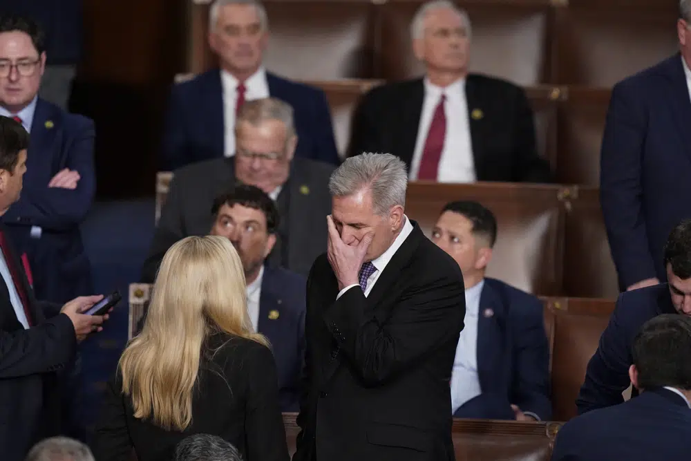 GOP’s McCarthy voted down time after time for House speaker